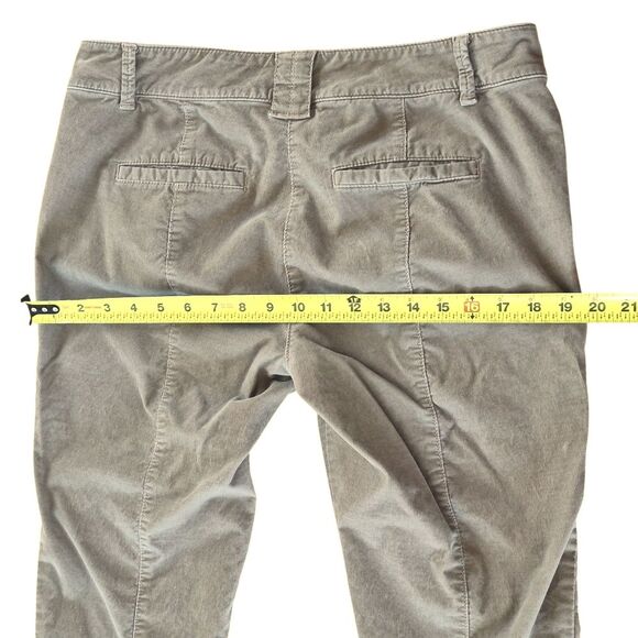 Ann Taylor Curvy Skinny Stretch Corduroy Pants Jeans Size 8 Tan Long 31" inseam - Picture 9 of 16